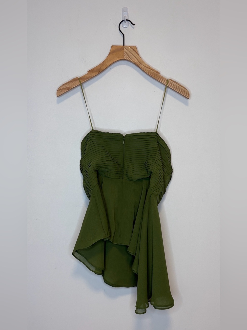 Parker THE DELILAH STRAPLESS TOP IN CALLISTO GREEN NWT , sz : 8 - Picture 7 of 8